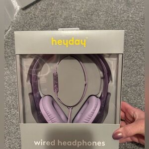heyday Lavender Purple Wired Over-Ear Headphones